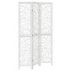 3 paneles fehér tömör császárfa térelválasztó 3 paneles fehér tömör császárfa térelválasztó