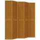 5 paneles barna tömör császárfa térelválasztó