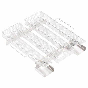 4 oldalas rozsdamentes acél hidegfüst-generátor 22,5 cm