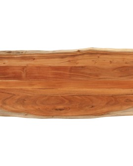 Tömör akácfa téglalap alakú asztallap 140x60x2,5 cm