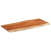 Tömör akácfa téglalap alakú asztallap 140x60x2,5 cm