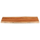 Tömör akácfa téglalap alakú asztallap 140x60x2,5 cm