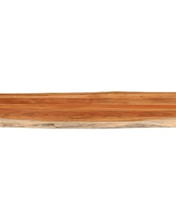 Tömör akácfa téglalap alakú asztallap 140x60x2,5 cm