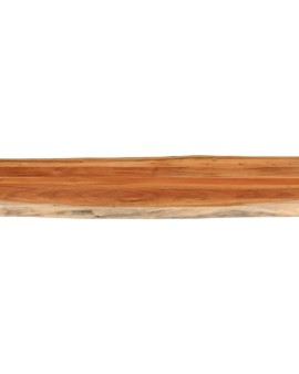 Tömör akácfa téglalap alakú asztallap 140x60x2,5 cm