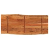 Tömör akácfa téglalap alakú asztallap 140x60x2,5 cm