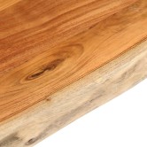Tömör akácfa téglalap alakú asztallap 140x60x2,5 cm