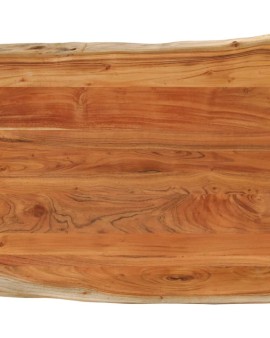 Tömör akácfa téglalap alakú asztallap 90x80x2,5 cm