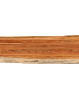 Tömör akácfa téglalap alakú asztallap 90x80x2,5 cm
