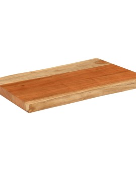 Tömör akácfa téglalap alakú asztallap 50x40x3,8 cm