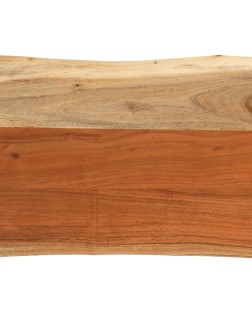 Tömör akácfa téglalap alakú fali polc 70 x 40 x 3,8 cm
