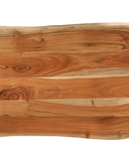 Tömör akácfa téglalap alakú asztallap 80x60x3,8 cm