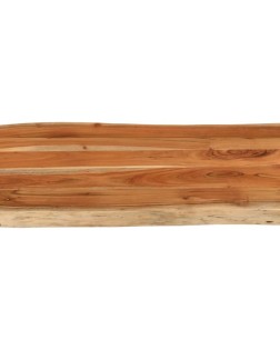 Tömör akácfa téglalap alakú asztallap 80x60x3,8 cm