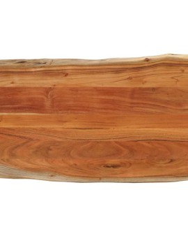 Tömör akácfa téglalap alakú asztallap 100x60x3,8 cm