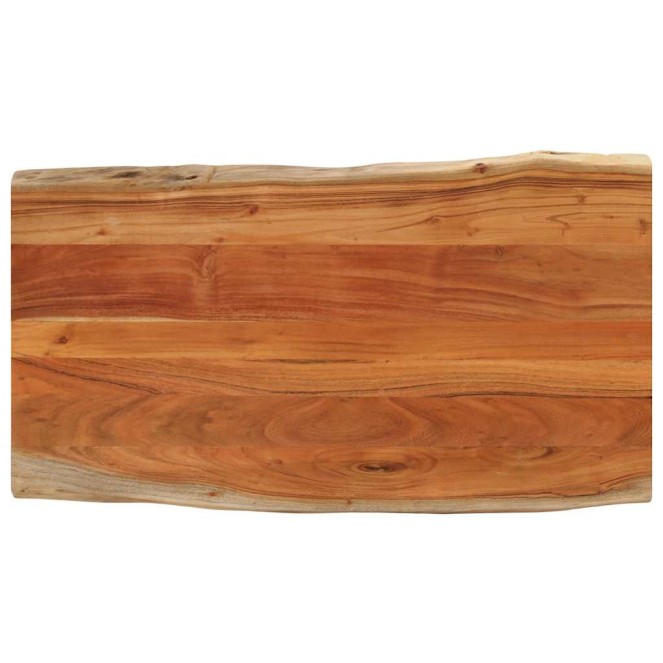 Tömör akácfa téglalap alakú asztallap 100x60x3,8 cm