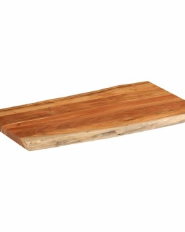 Tömör akácfa téglalap alakú asztallap 100x60x3,8 cm