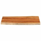 Tömör akácfa téglalap alakú asztallap 100x60x3,8 cm