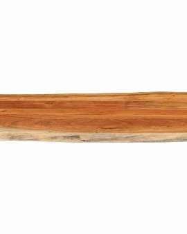 Tömör akácfa téglalap alakú asztallap 100x60x3,8 cm