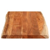 Tömör akácfa téglalap alakú asztallap 100x60x3,8 cm