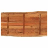 Tömör akácfa téglalap alakú asztallap 100x60x3,8 cm