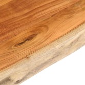 Tömör akácfa téglalap alakú asztallap 100x60x3,8 cm