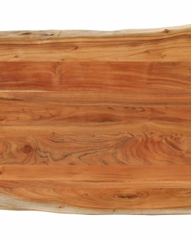 Tömör akácfa téglalap alakú asztallap 100x80x3,8 cm
