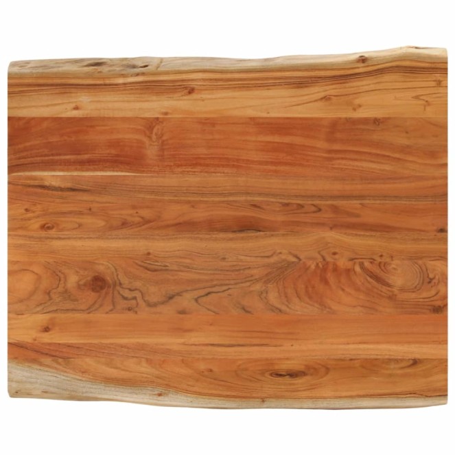 Tömör akácfa téglalap alakú asztallap 100x80x3,8 cm