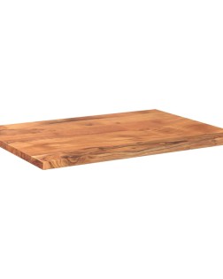 Tömör akácfa téglalap alakú asztallap 80x50x3,8 cm