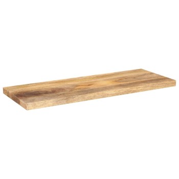 Tömör mangófa téglalap alakú asztallap 80x20x3,8 cm