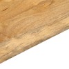 Tömör mangófa téglalap alakú asztallap 80x20x3,8 cm