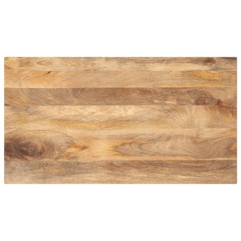 Tömör mangófa téglalap alakú asztallap 100 x 50 x 3,8 cm