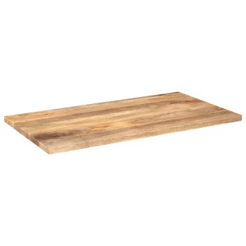 Tömör mangófa téglalap alakú asztallap 100 x 50 x 3,8 cm