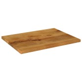 Tömör mangófa téglalap alakú asztallap 70x60x2,5 cm