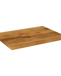 Tömör mangófa téglalap alakú asztallap 70x60x2,5 cm