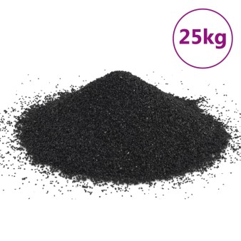 25 kg fekete akváriumhomok 0,2-2 mm