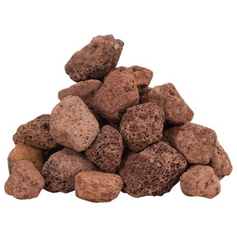 Piros vulkanikus kőzetek 3-5 cm 25 kg