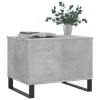 Betonszürke szerelt fa dohányzóasztal 60 x 44,5 x 45 cm