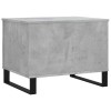 Betonszürke szerelt fa dohányzóasztal 60 x 44,5 x 45 cm
