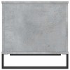 Betonszürke szerelt fa dohányzóasztal 60 x 44,5 x 45 cm