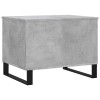 Betonszürke szerelt fa dohányzóasztal 60 x 44,5 x 45 cm