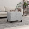 Betonszürke szerelt fa dohányzóasztal 60 x 44,5 x 45 cm
