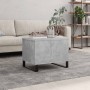 Betonszürke szerelt fa dohányzóasztal 60 x 44,5 x 45 cm