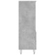 Betonszürke szerelt fa magasszekrény 40 x 36 x 110 cm
