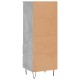 Betonszürke szerelt fa magasszekrény 40 x 36 x 110 cm