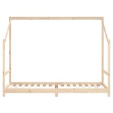 Tömör fenyőfa gyerekágykeret 2 x (90 x 200) cm