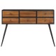 Tömör újrahasznosított tíkfa tálalóasztal fiókkal 116x30x76 cm Tömör újrahasznosított tíkfa tálalóasztal fiókkal 116x30x76 cm