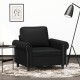 Fekete műbőr kanapéfotel 60 cm Fekete műbőr kanapéfotel 60 cm
