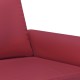 Bordó műbőr kanapéfotel 60 cm Bordó műbőr kanapéfotel 60 cm