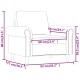 Bordó műbőr kanapéfotel 60 cm Bordó műbőr kanapéfotel 60 cm