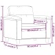 Bordó műbőr kanapéfotel 60 cm Bordó műbőr kanapéfotel 60 cm