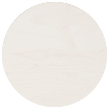 Fehér tömör fenyőfa kerek asztallap ø30 x 3 cm